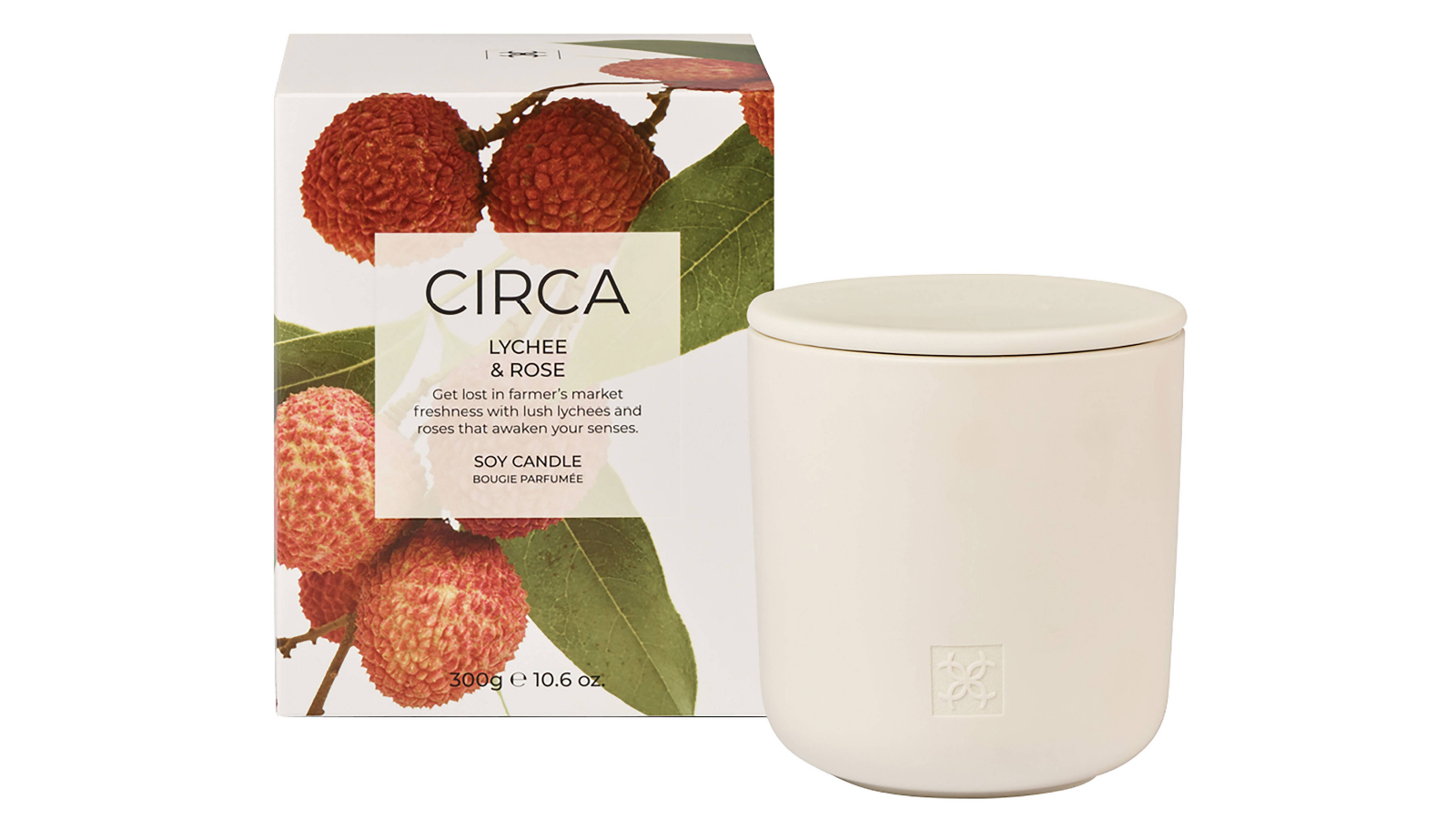 Circa Lychee and Rose 300g Candle