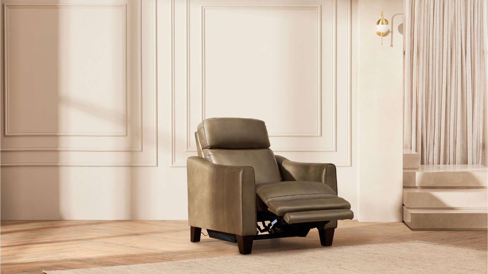 Radley Zero Gravity Fabric Lounge with Twin Electric Reclining Actions