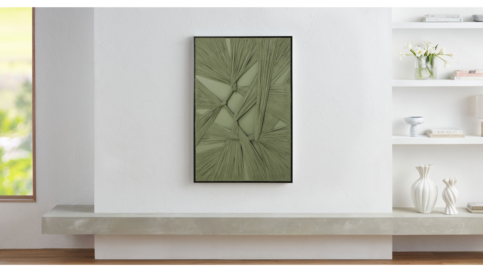 Olive Textile Wall Art