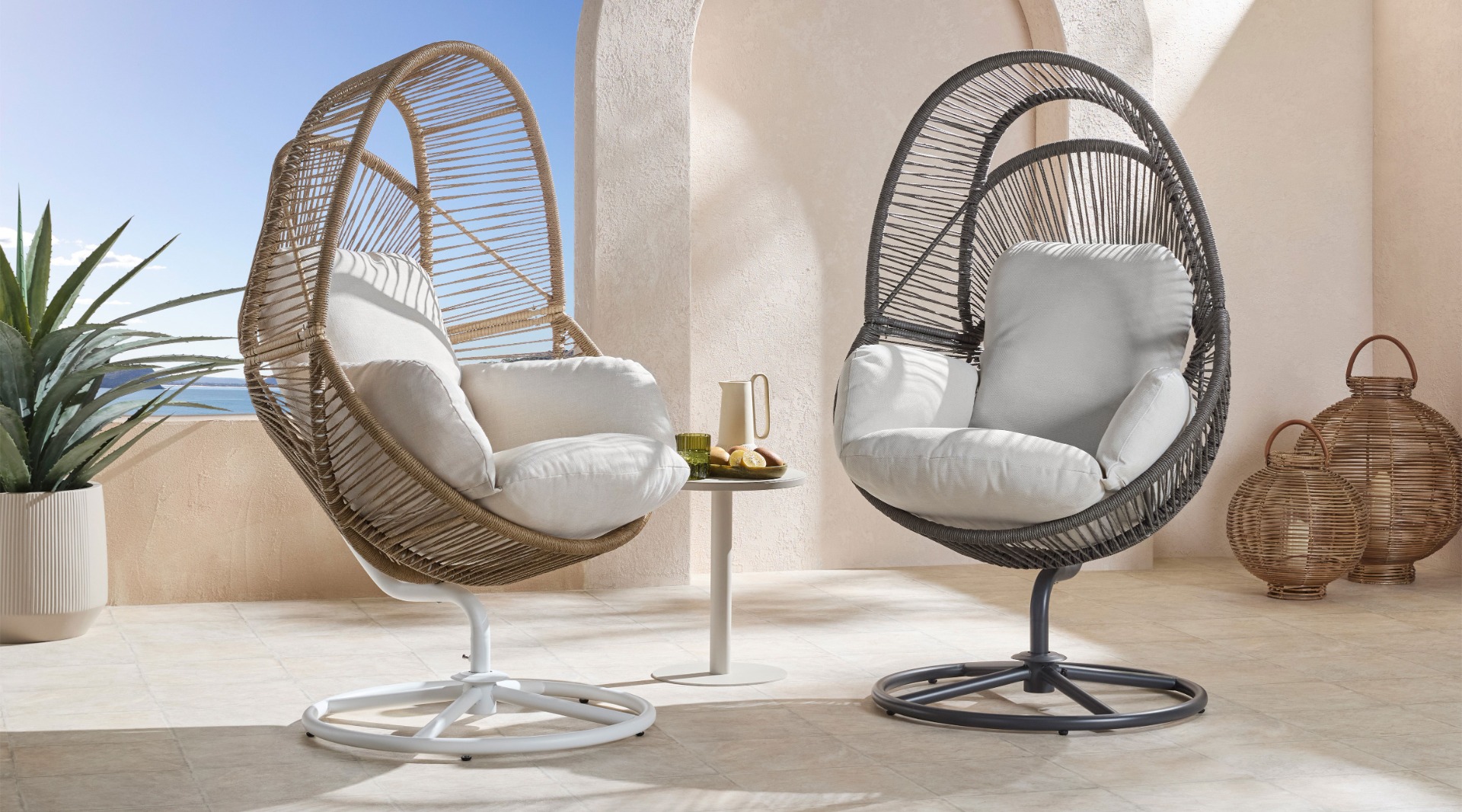 Samara Chair Samara Outdoor Egg Chair | Domayne
