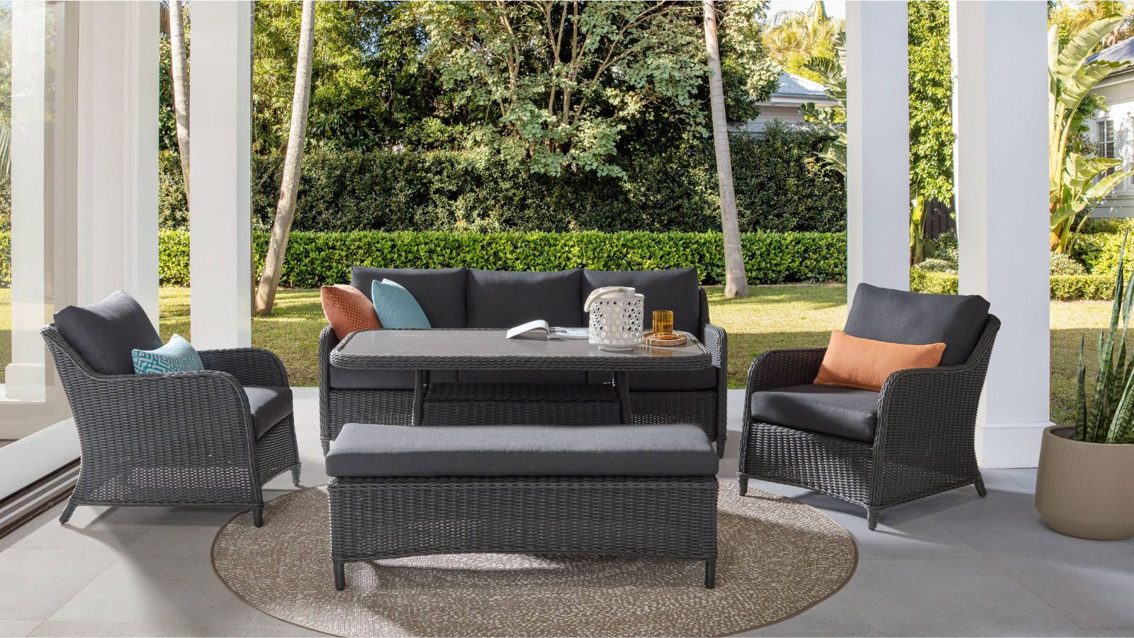 Maya 5-Piece Outdoor Lounge/Dining Setting