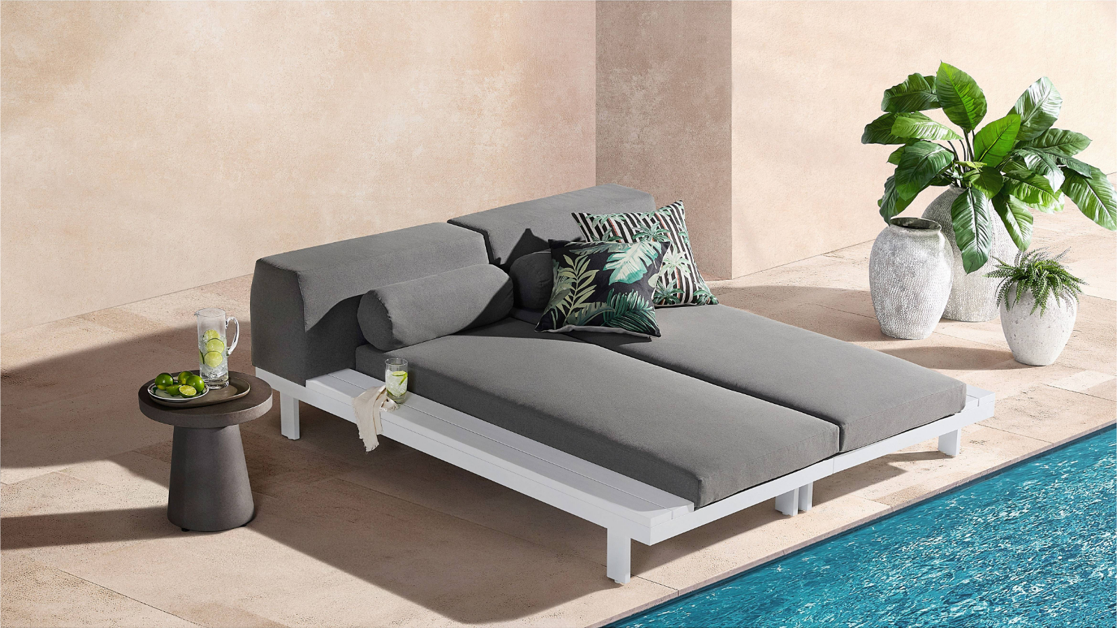 Kamino Outdoor Double Sunlounge