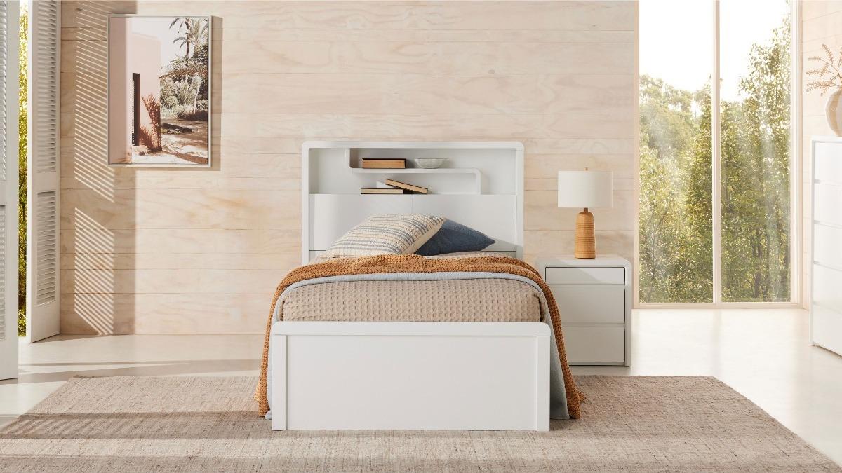 Valencia King Single bed with Trundle