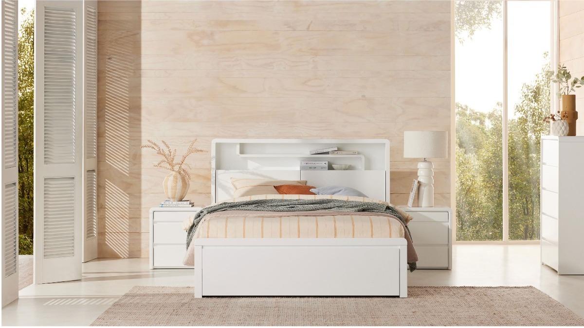 Valencia King Single Front Drawer Bed