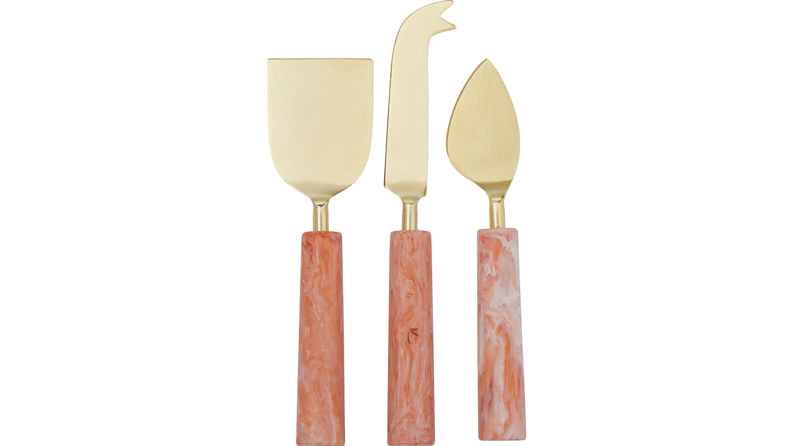 Kiko Set of 3 Cheese Knives in Punch