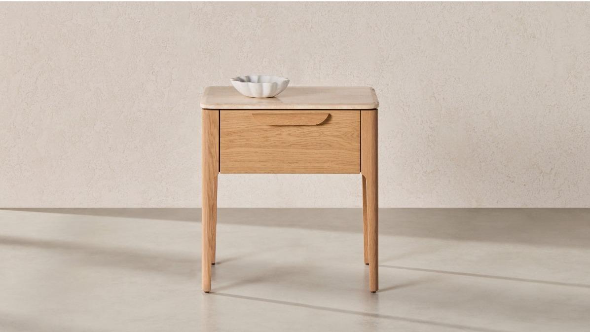Verde Narrow Bedside Table