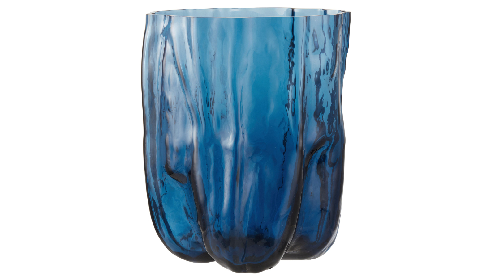 Wave Deep Blue Medium Vase