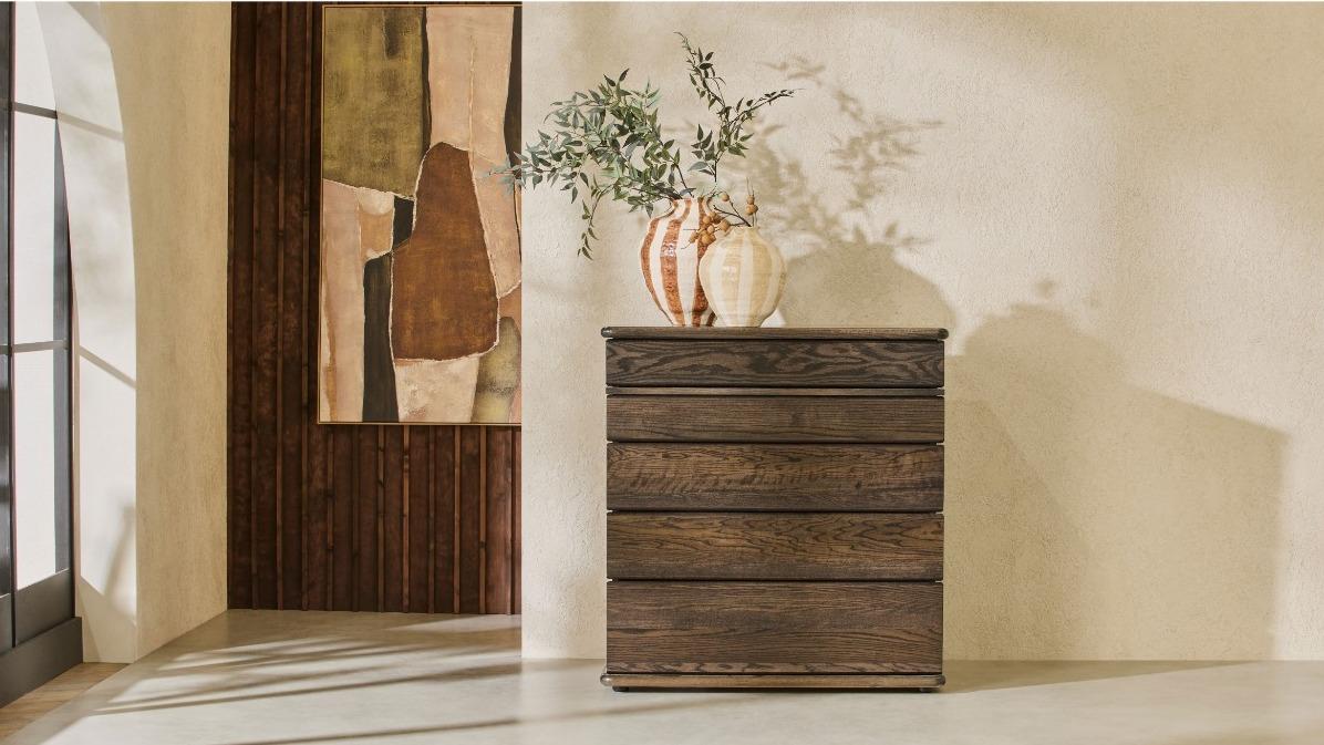 Pebble 5-Drawer Tallboy