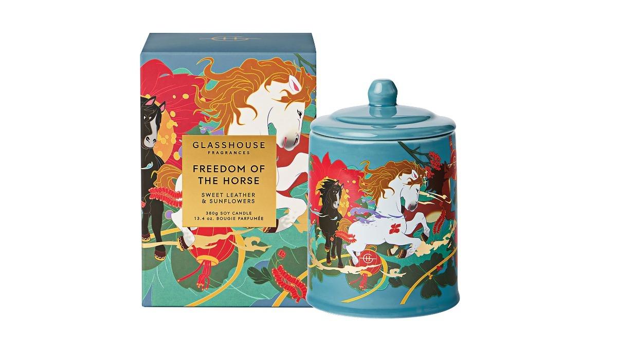 Glasshouse Limited Edition Freedom of the Horse 380g Candle