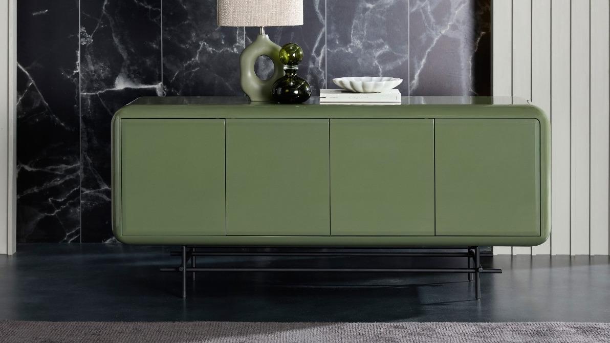 Oak Beldon Beldon Buffet in Olive | Domayne