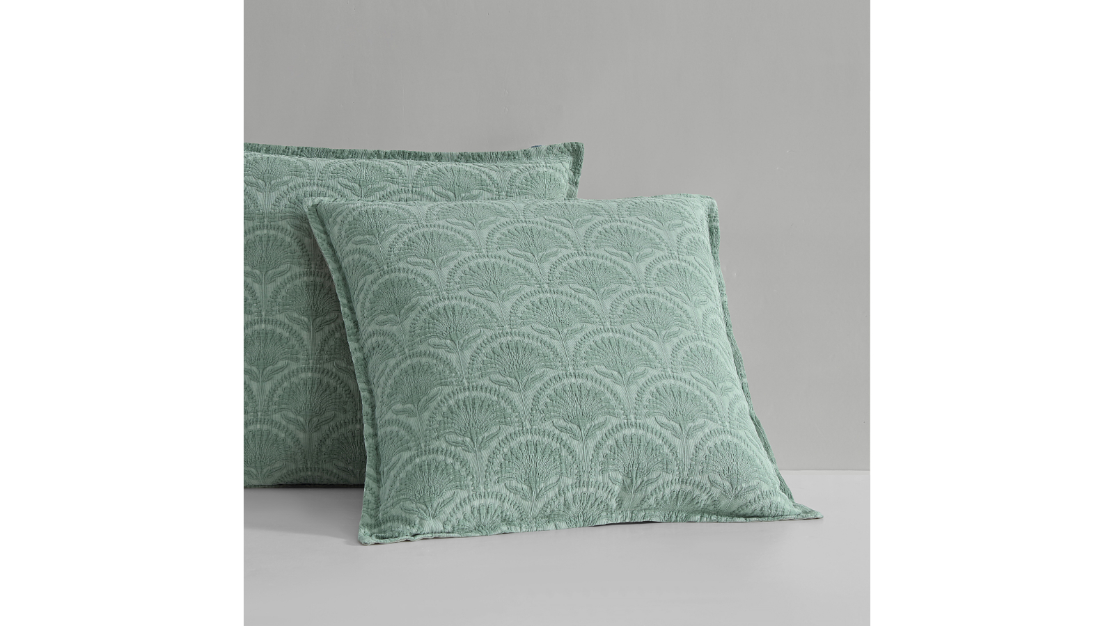Platinum Collection Palmera Sage European Pillowcase