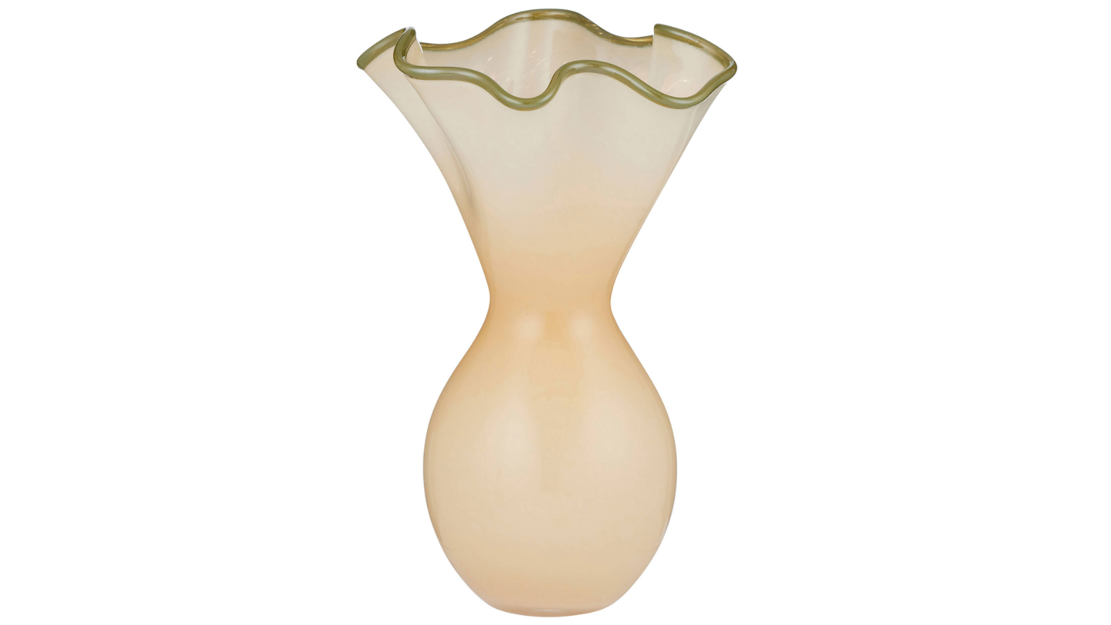 Calvet Vase in Peach/Olive