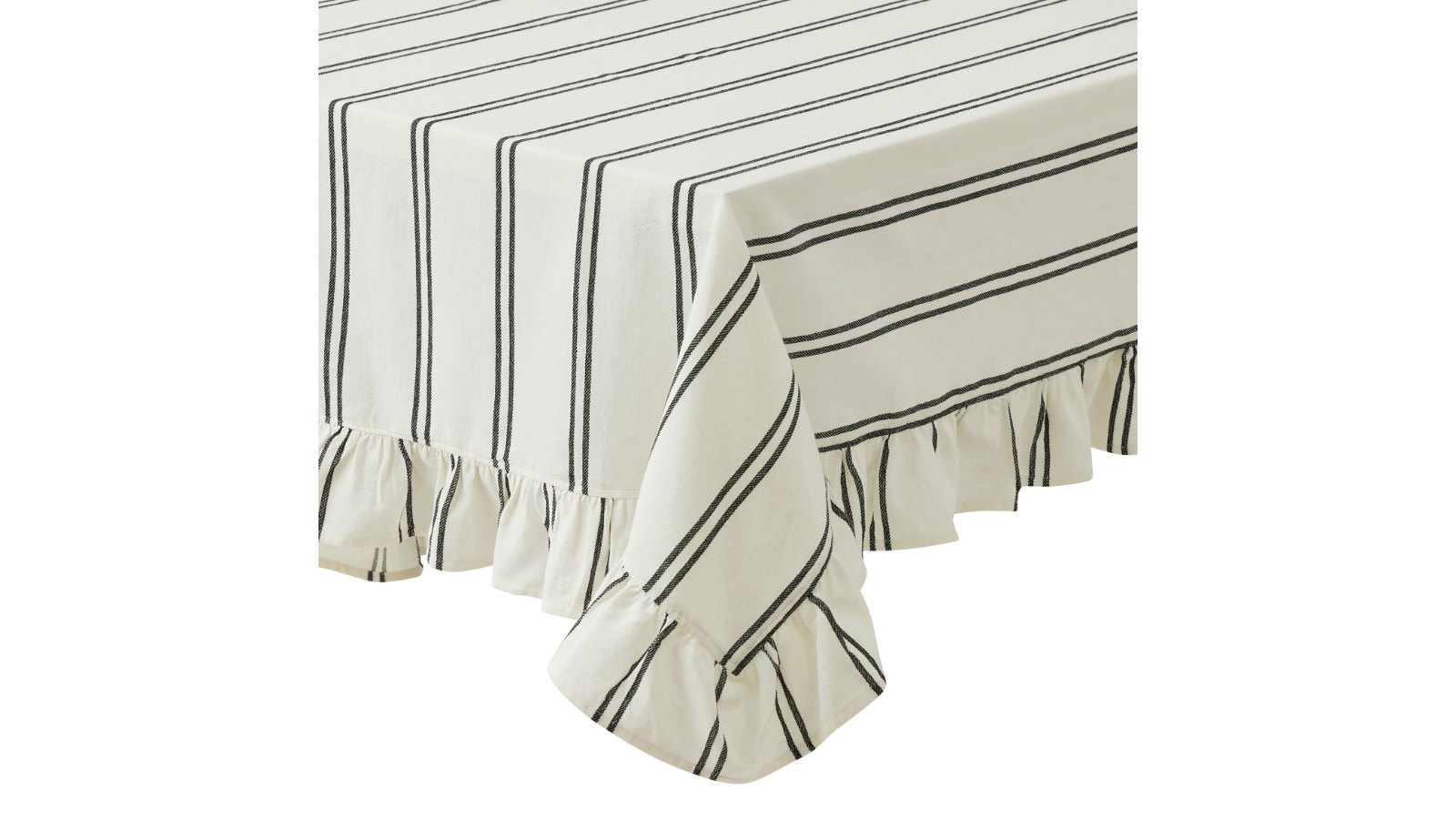 Sofia Ivory Black Table Cloth