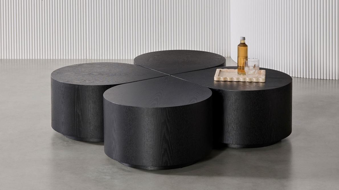 Zinnia 4-Piece Coffee Table Set