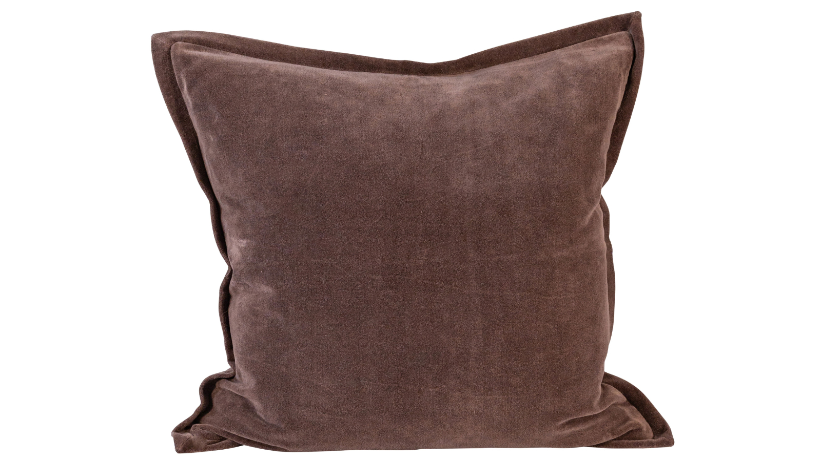 Evelyn Velvet Cushion in Mink