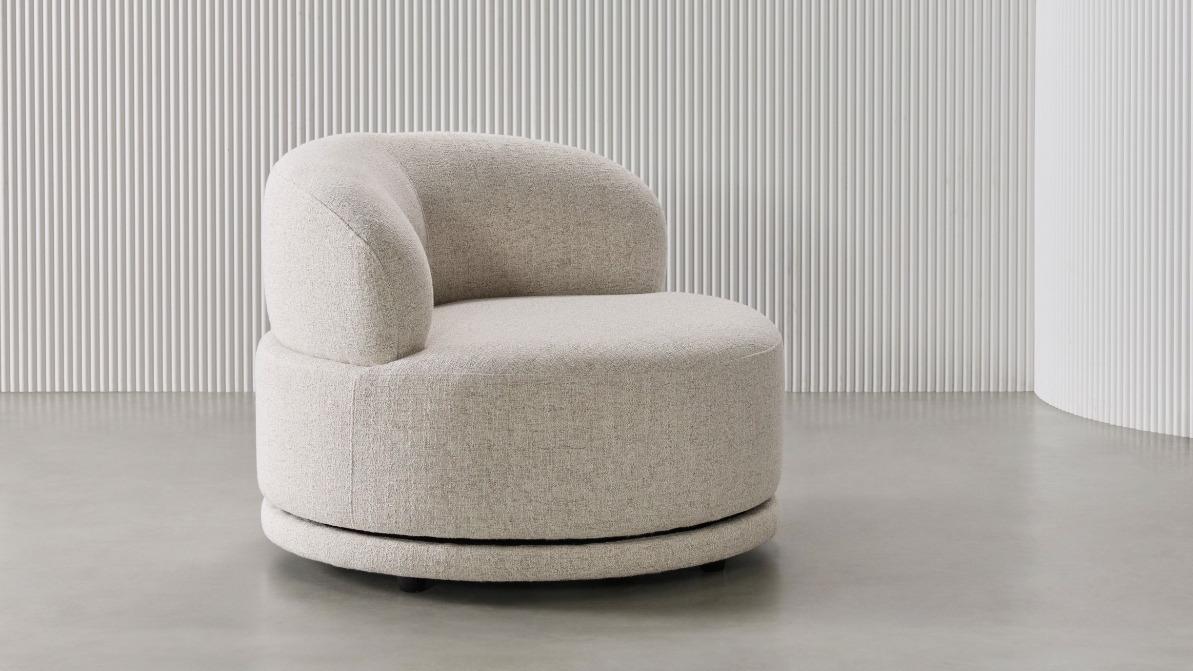 Miranda Fabric Swivel Chair