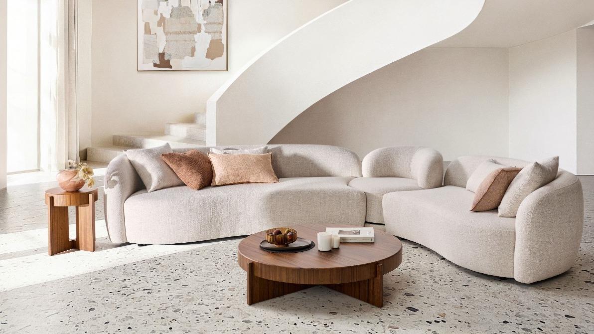 Miranda 3-Piece Modular Fabric Lounge