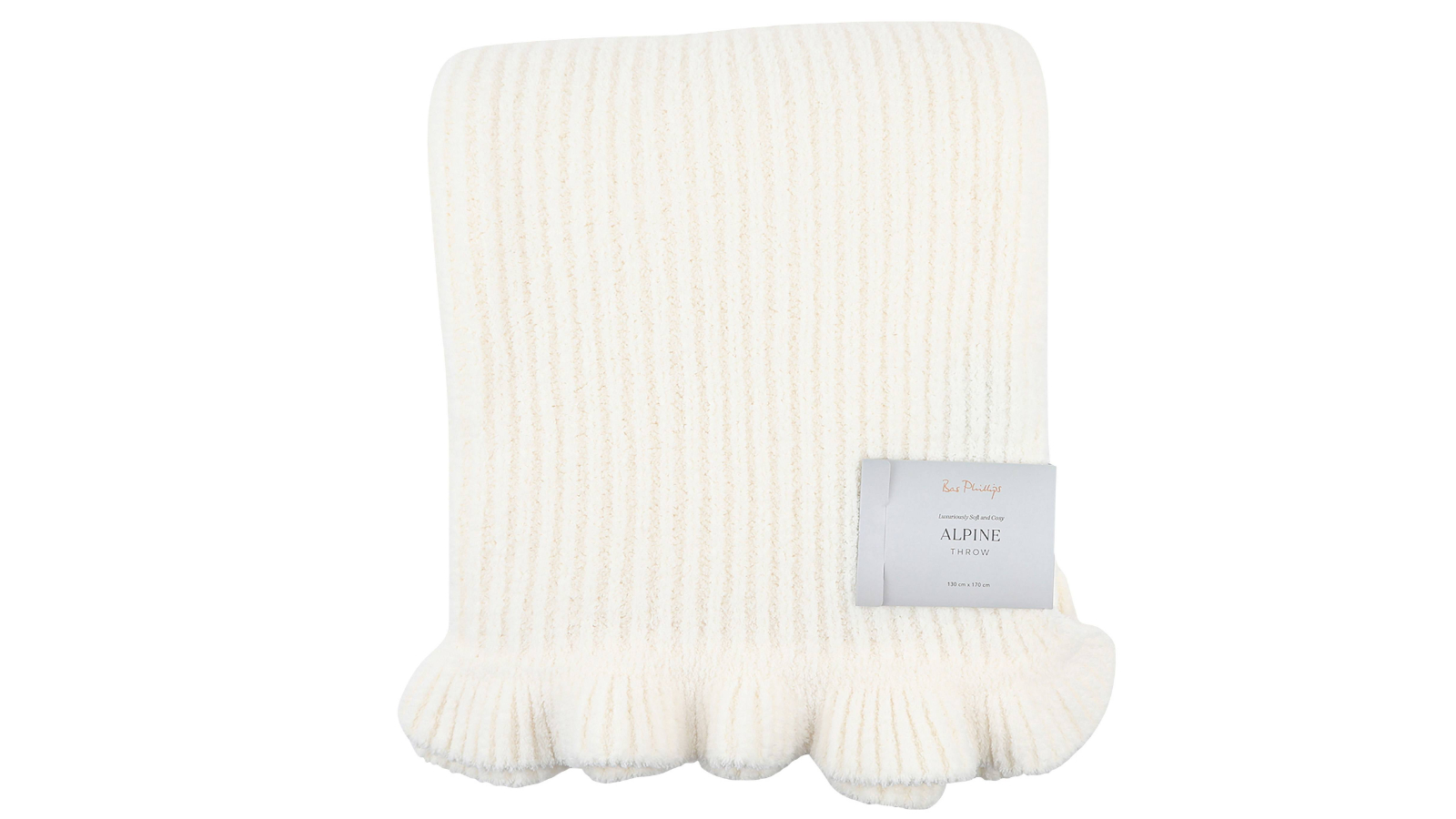 Alpine Throw in White