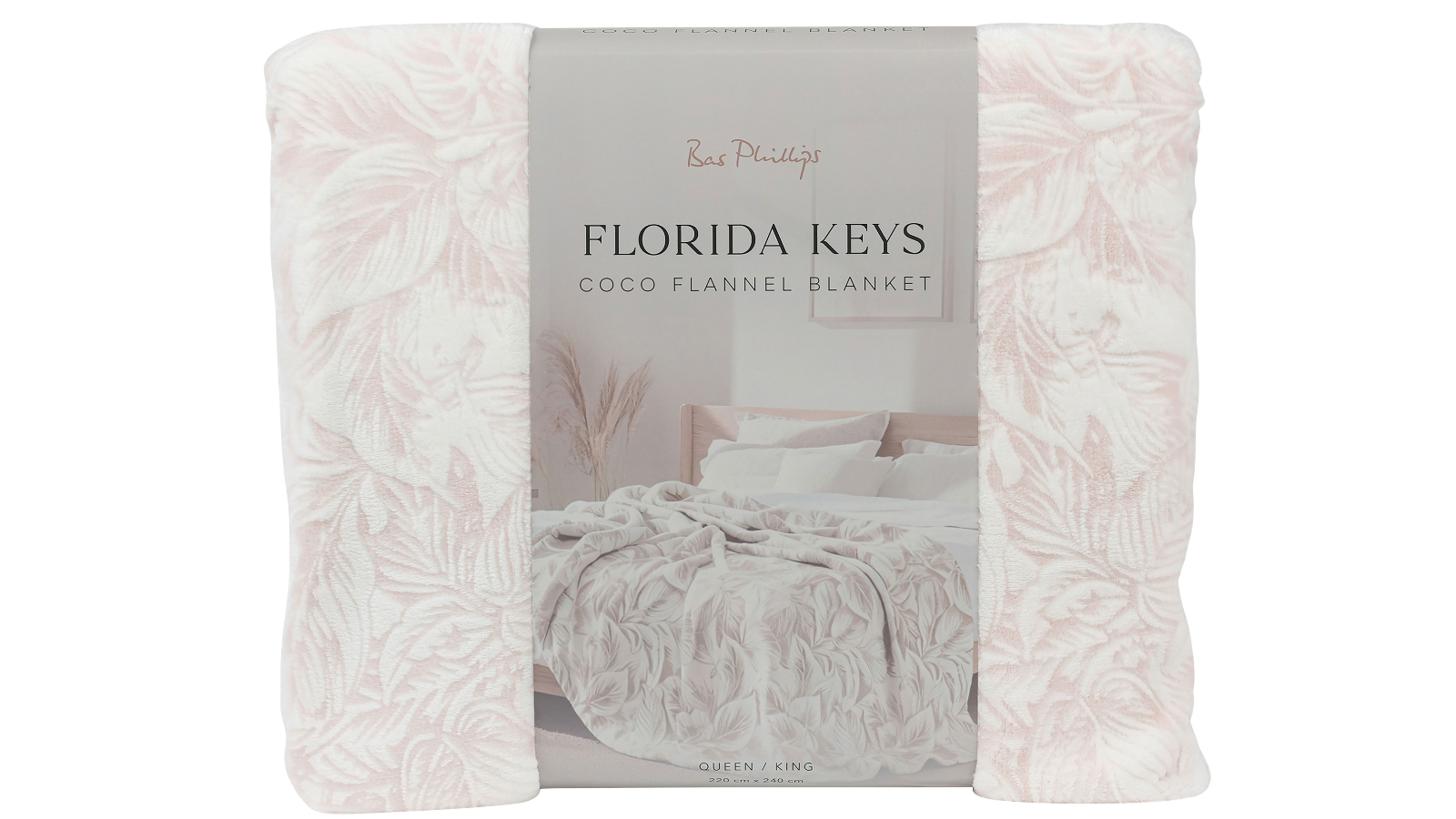 Florida Keys Blanket Queen/King in Rosewood