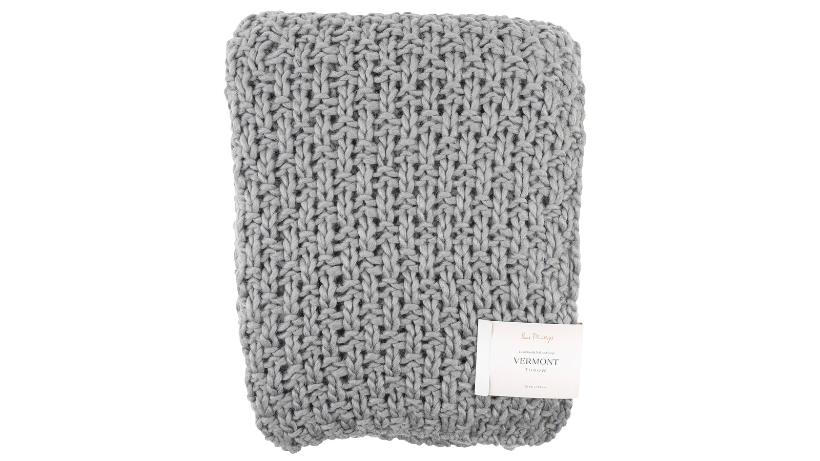 Vermont Throw in Charcoal