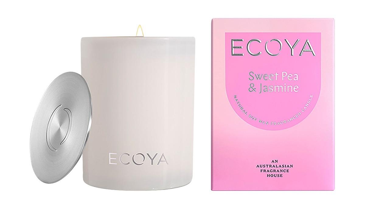Ecoya Sweet Pea & Jasmine 400g Madison Candle