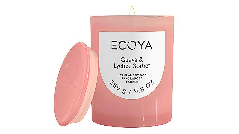 Ecoya Guava & Lychee Sorbet 280g Metro Candle