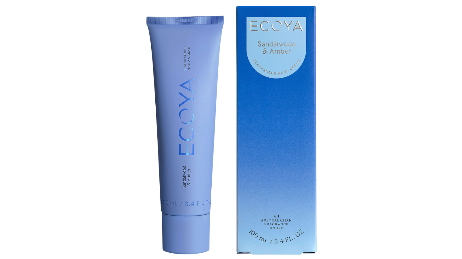 Ecoya Sandalwood & Amber 100ml Hand Cream