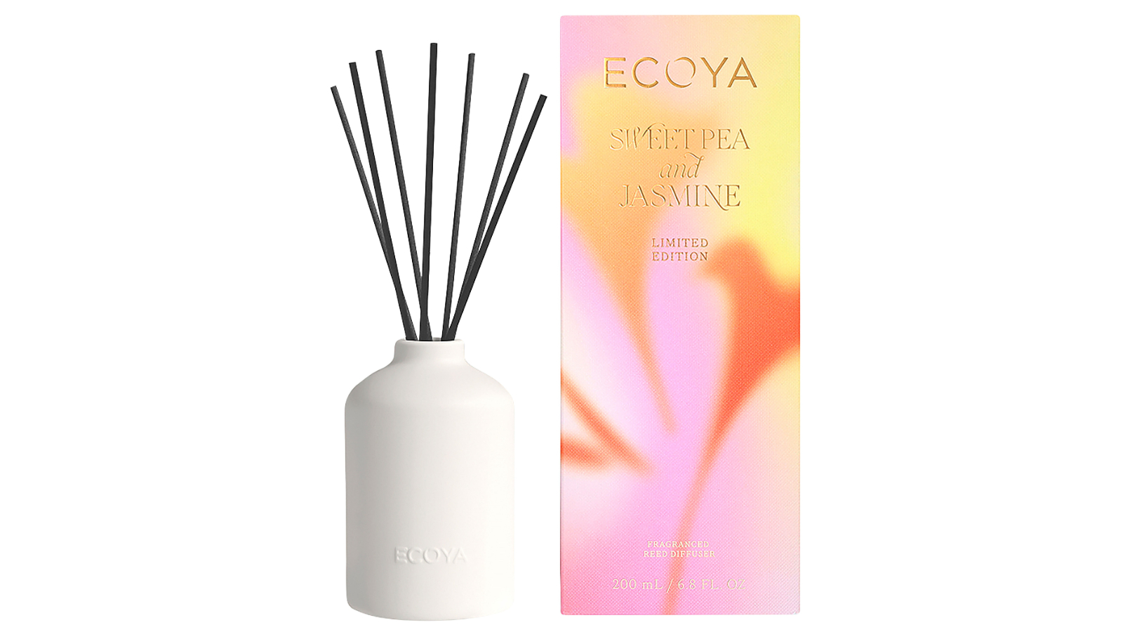Ecoya Mother's Day Sweet Pea & Jasmine 200ml Diffuser