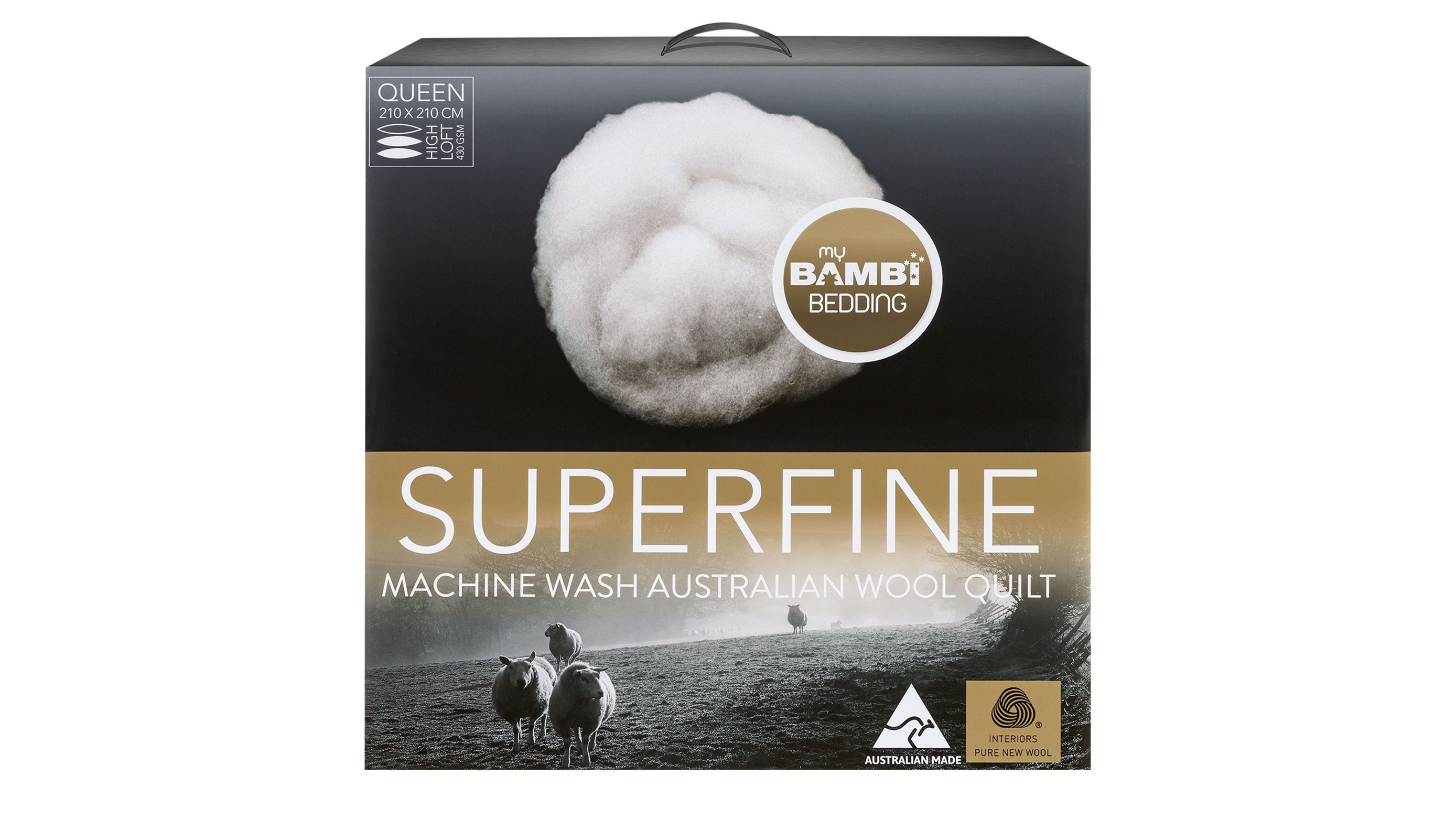 Bambi Superfine 200g Wool Quilt