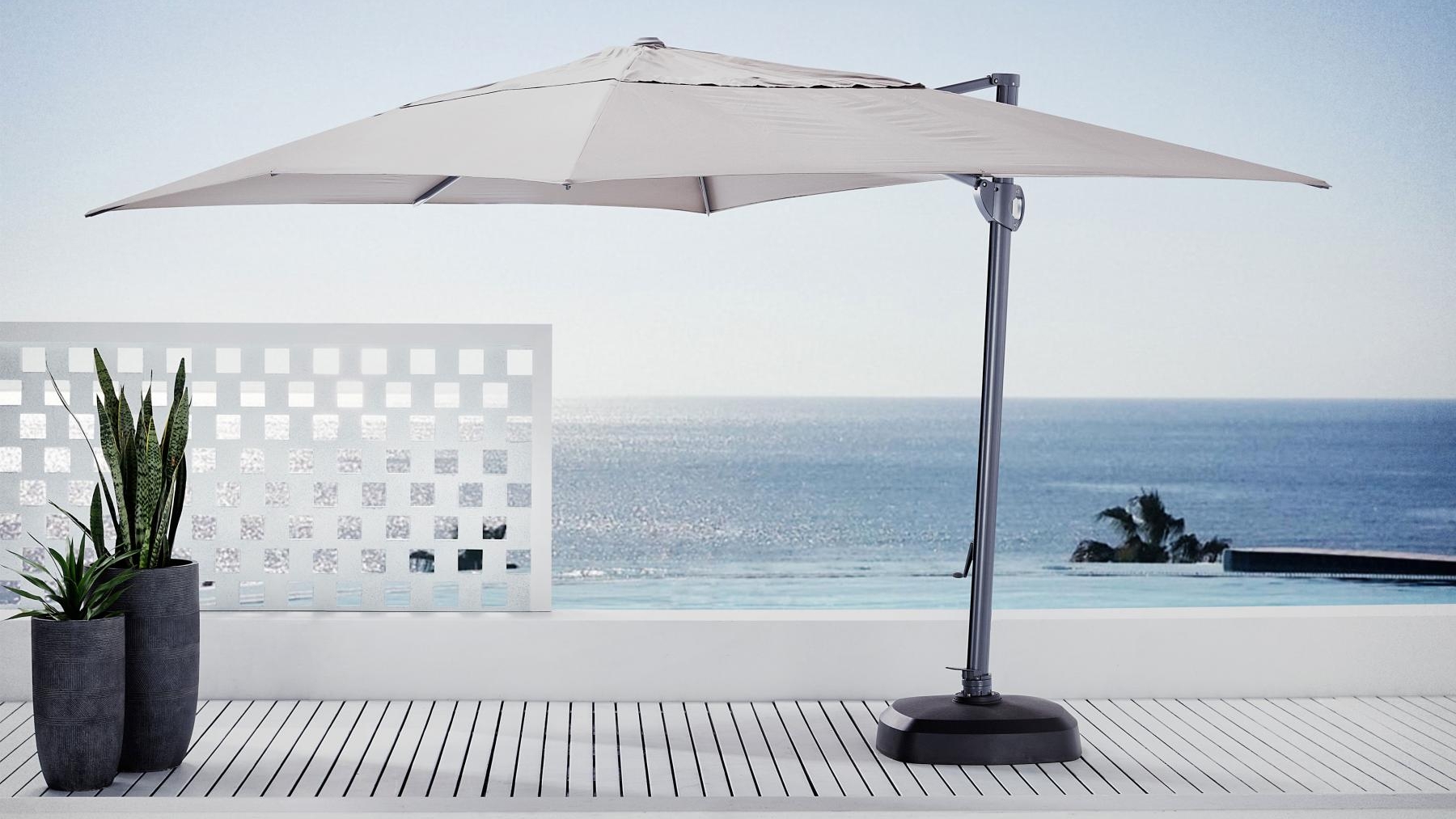 Treviso Cantilever Platinum Outdoor Umbrella