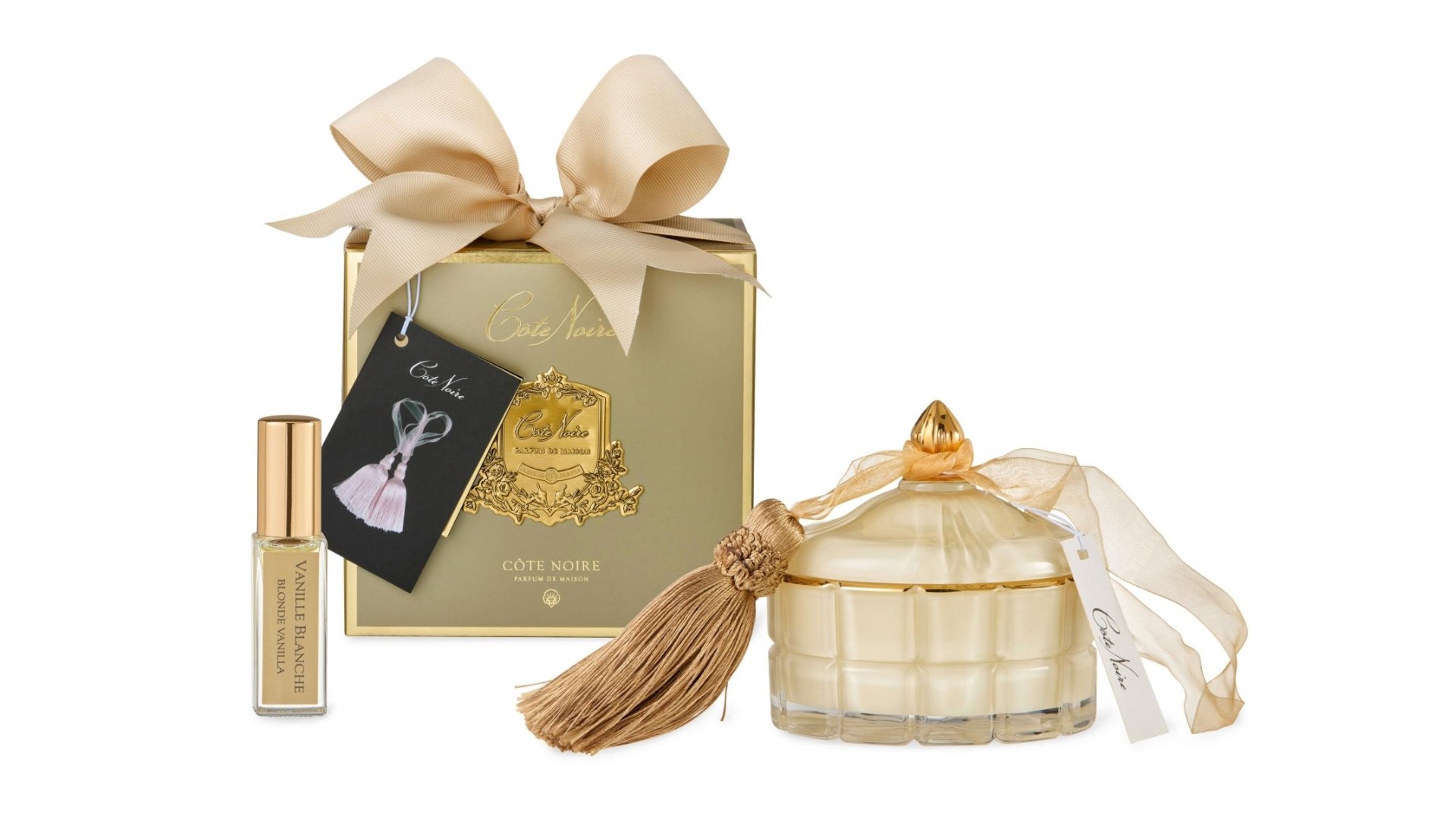 Cote Noire Art Deco Blonde Vanilla 200g Candle 