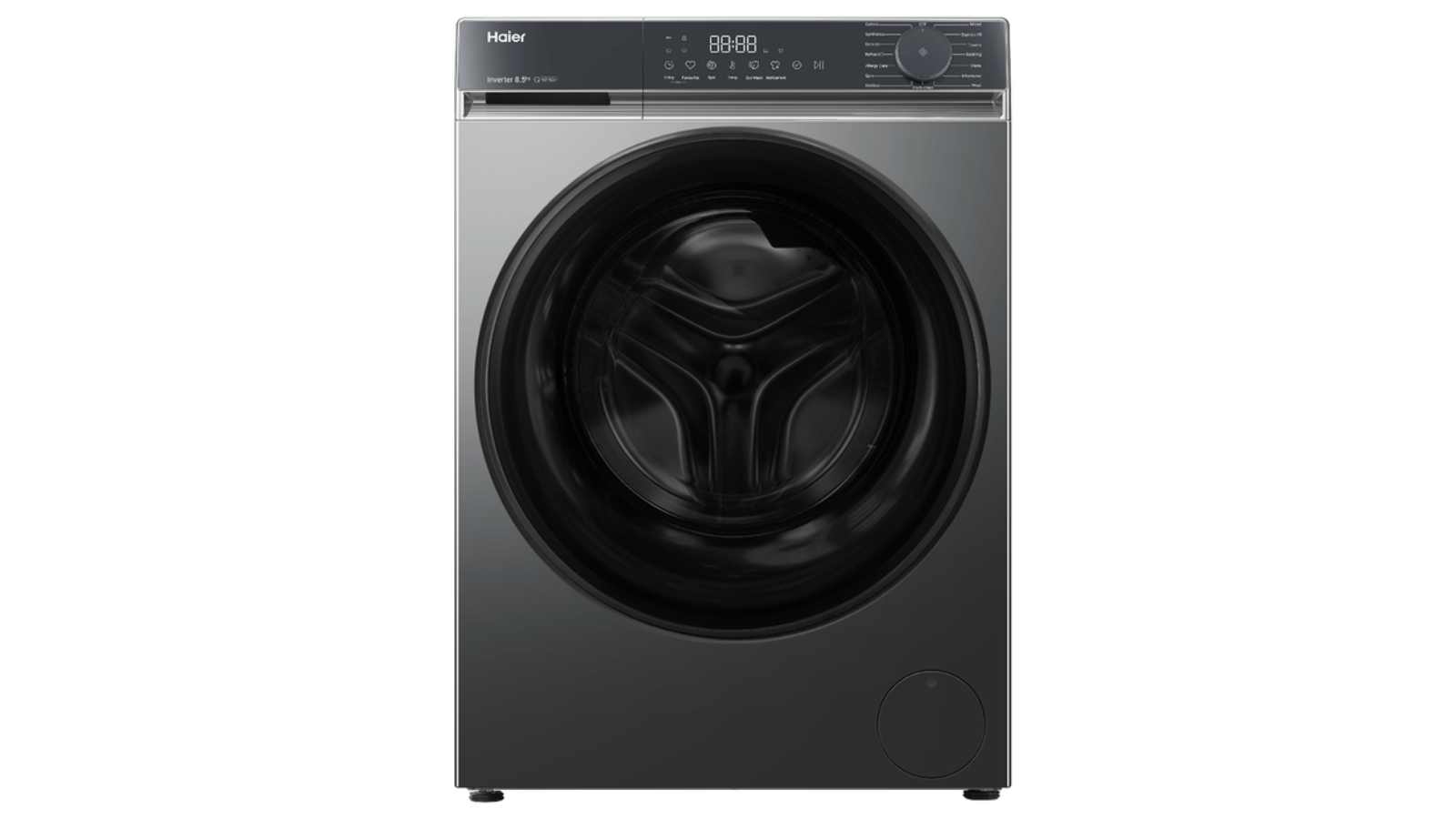 Haier 8.5kg 300 Series Front Load Washing Machine - Black