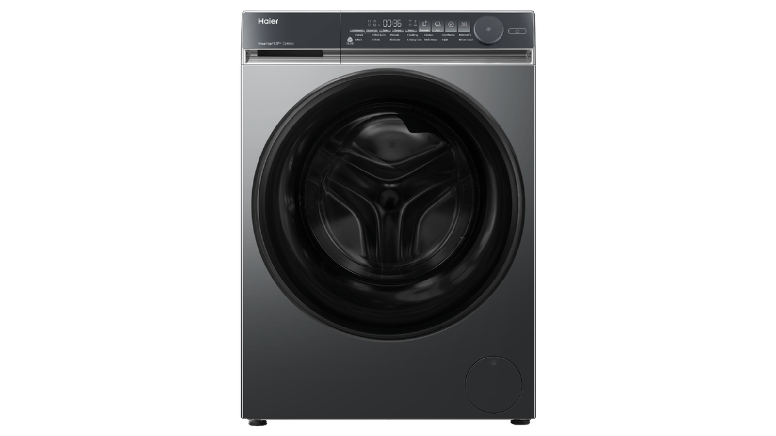 Haier 9.5kg 500 Series Front Load Washing Machine - Black