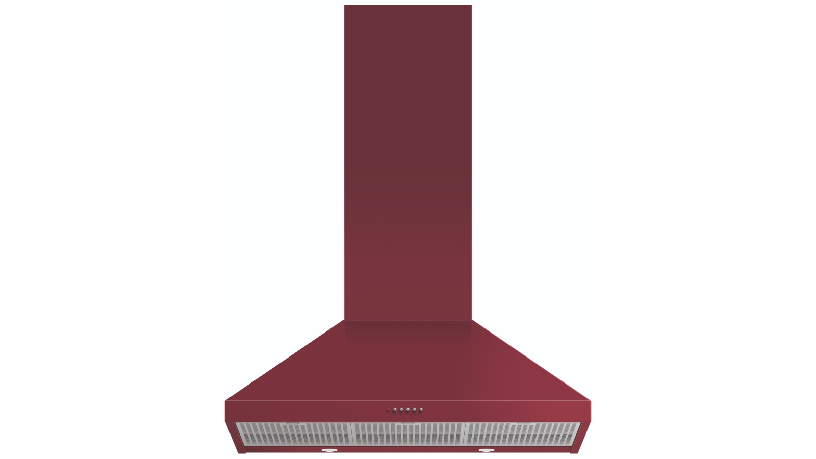 Fisher & Paykel 90cm Series 7 Pyramid Chimney Wall Rangehood - Red