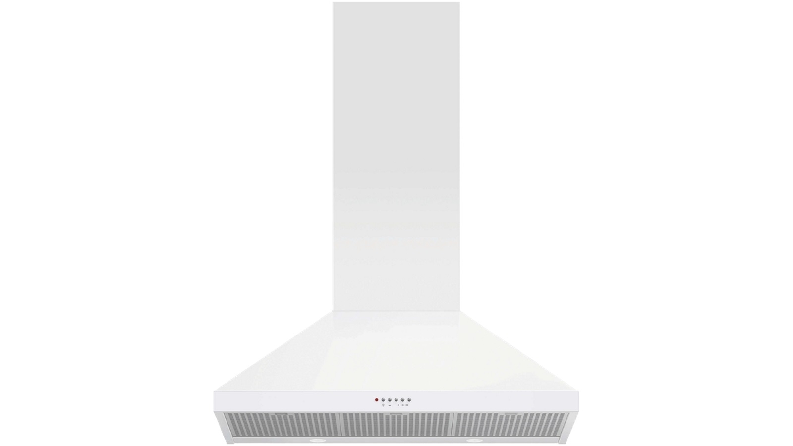 Fisher & Paykel 90cm Series 7 Pyramid Chimney Wall Rangehood - White
