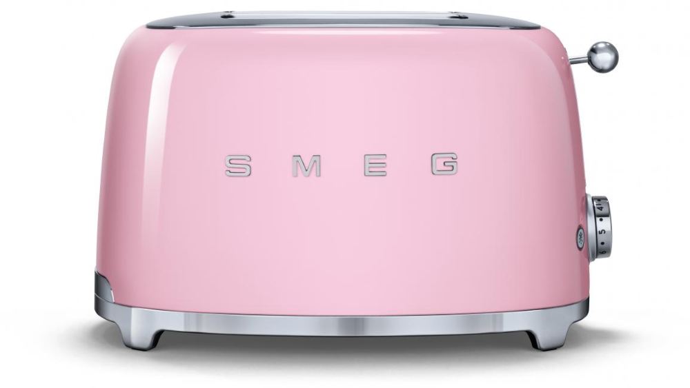 Smeg 50's Retro Style 2 Slice Toaster - Pink