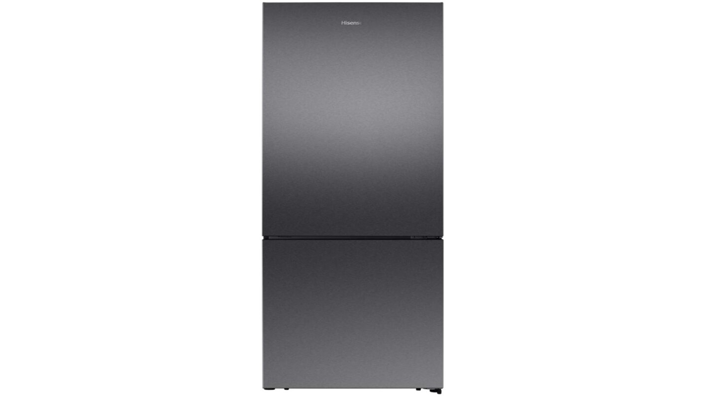 Hisense 503L Eco Vision Bottom Mount Fridge - Dark Stainless Steel