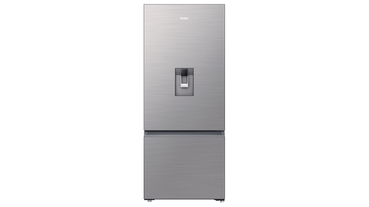Haier 431L Bottom Mount Fridge with Water Dispenser - Satina