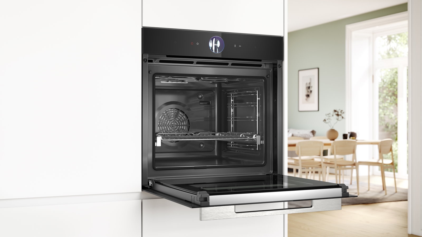 Bosch series 8 pyrolytic oven with added steam sales