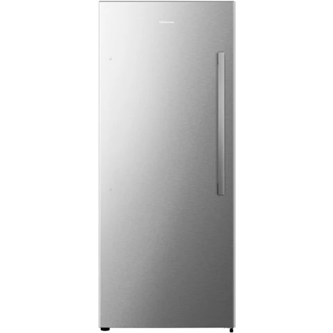 Hisense 384L Single Door Hybrid Vertical Freezer - Stainless Steel
