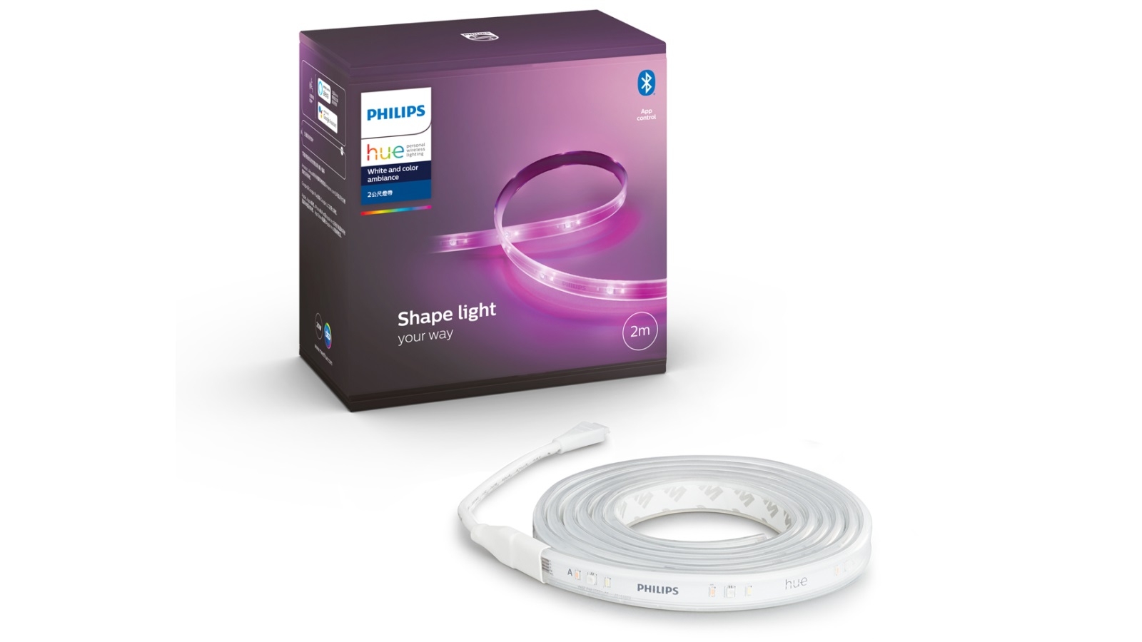 Philips Hue 2m LightStrip Plus with Bluetooth Domayne