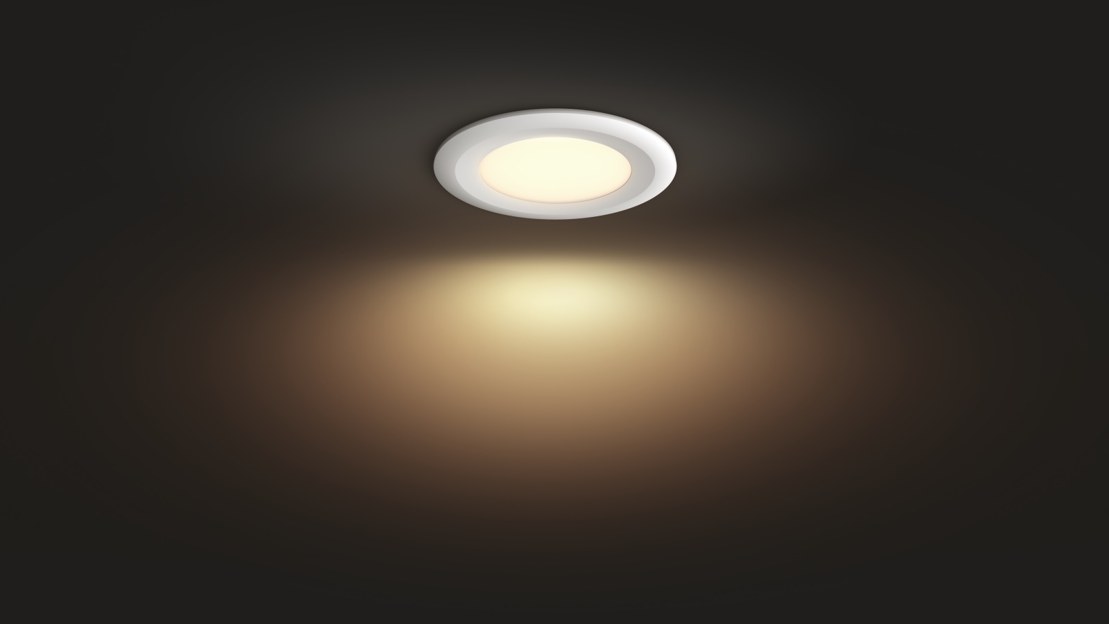 Philips Hue White and Colour Ambiance 90mm Akari Downlight with Bluetooth Domayne