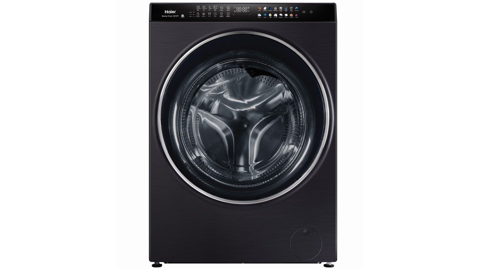 Haier 15kg/9kg Super Drum Combi Front Load Washer Dryer - Dark