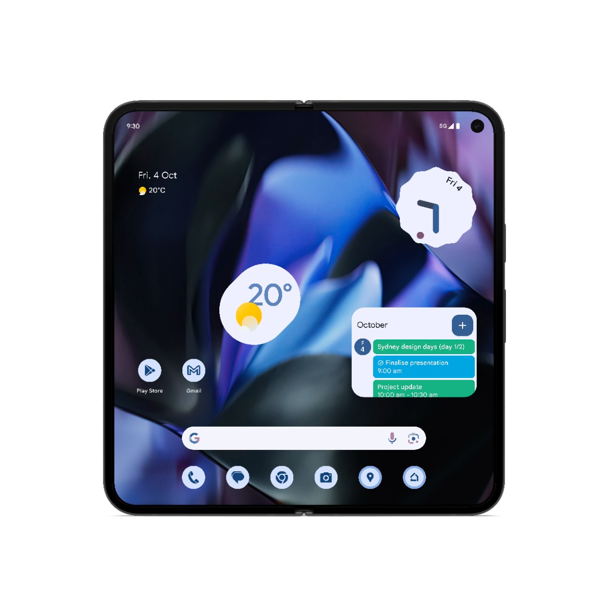Google Pixel 9 Pro Fold 512GB - Obsidian | Domayne