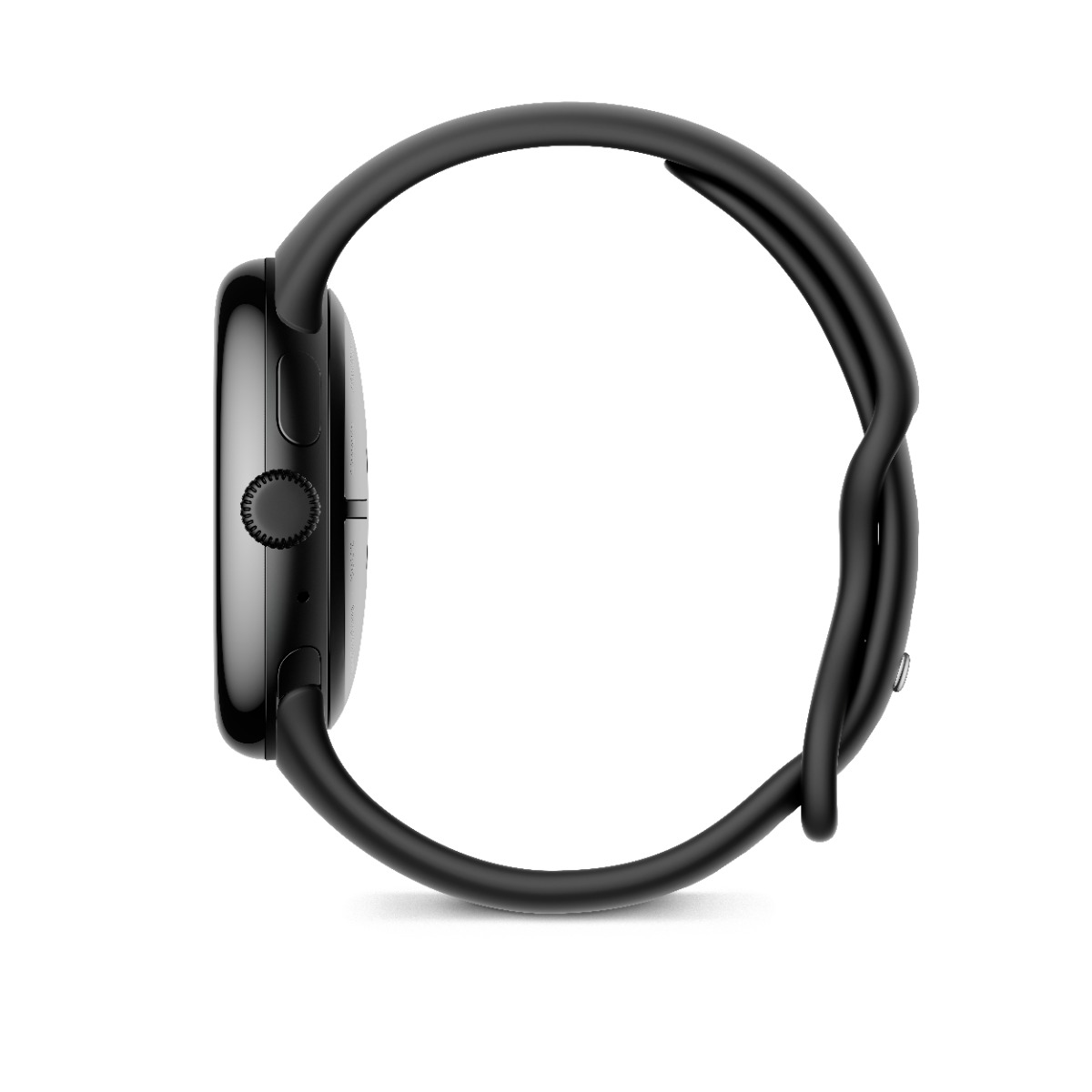 Google Pixel Watch 3 Bluetooth Matte Black 45mm Aluminium Case with Obsidian Active Band Domayne