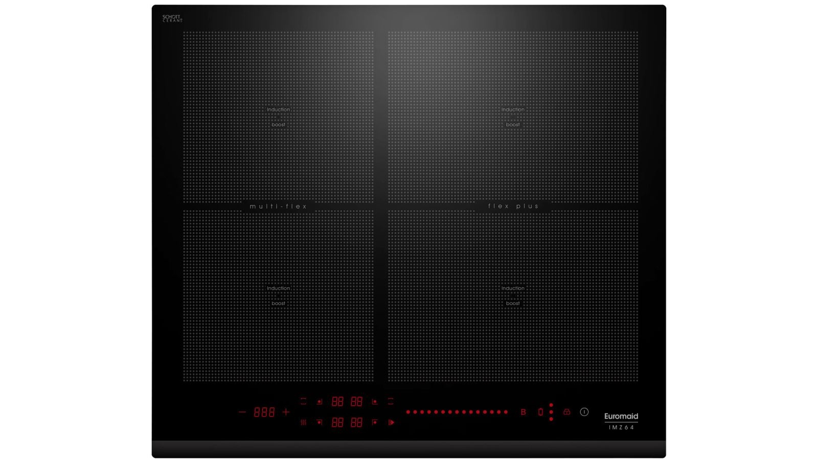 Euromaid 60cm MultiFlexi Zone Induction Cooktop Domayne