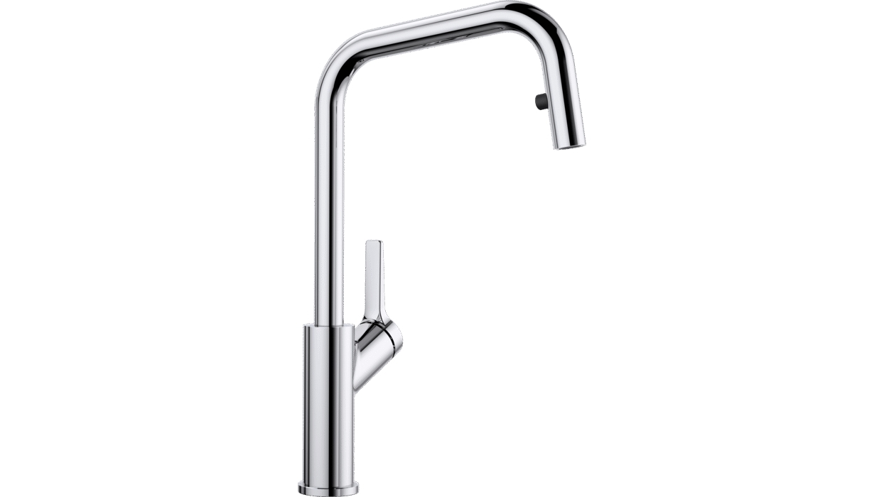 Blanco Jurena S High Arch Pull Out Tap - Chrome
