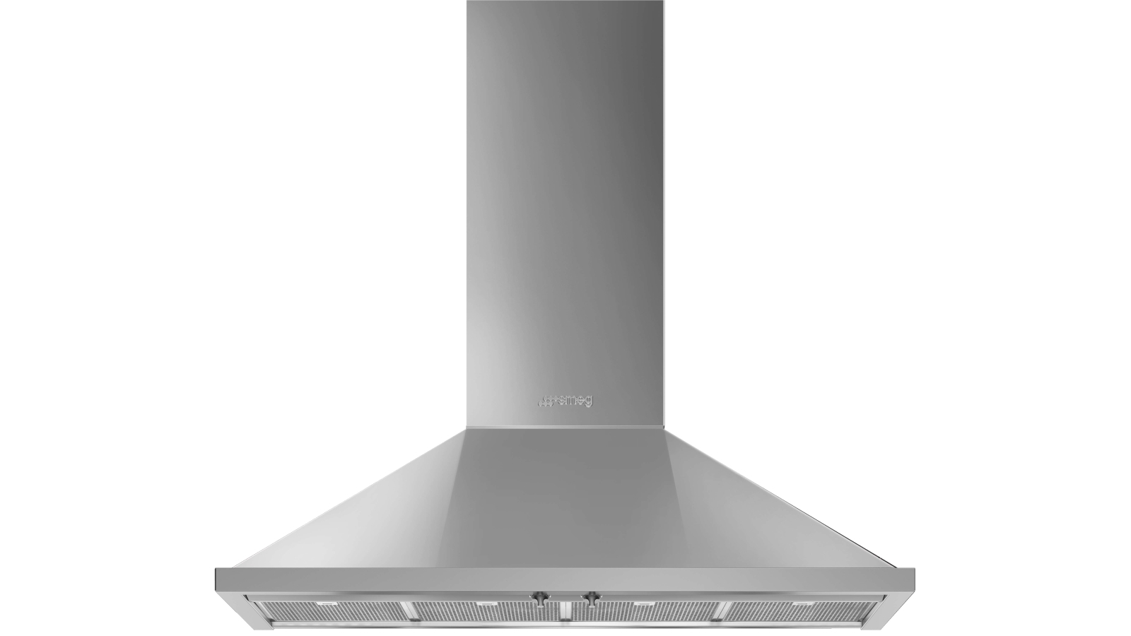 Smeg 120cm Portofino Canopy Rangehood - Stainless Steel