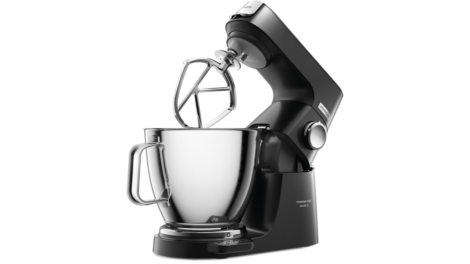 Kenwood Titanium Chef Baker XL Stand Mixer - Black | Domayne