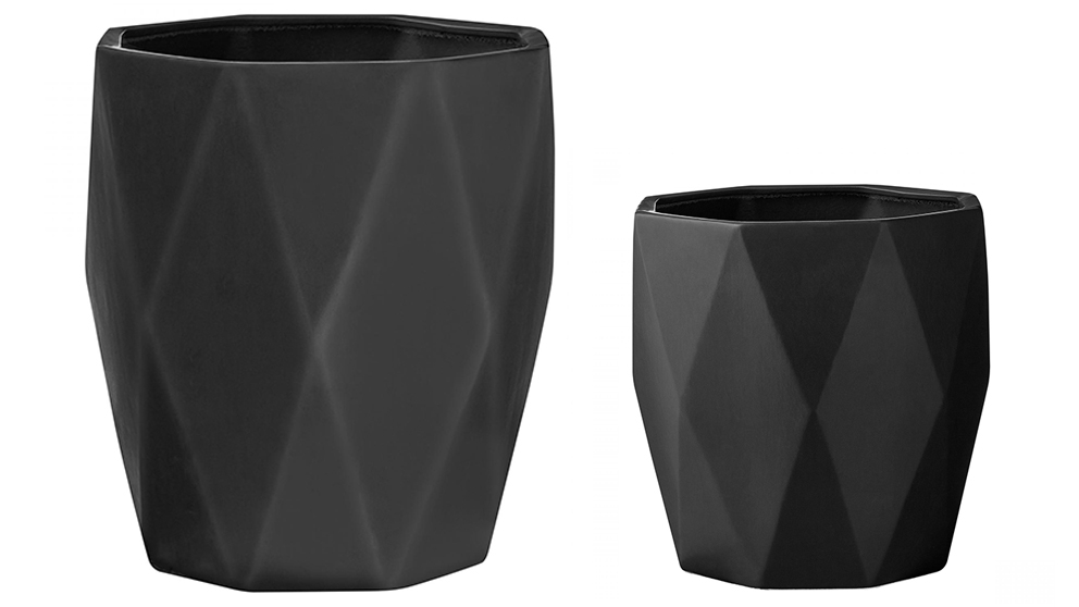 Larni Black Planter